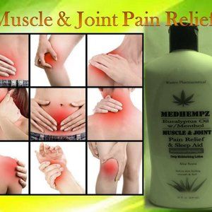MEDHEMPZ Muscle and Joint Pain Relief & Sleep Aid Ex-Strength 20 fl oz